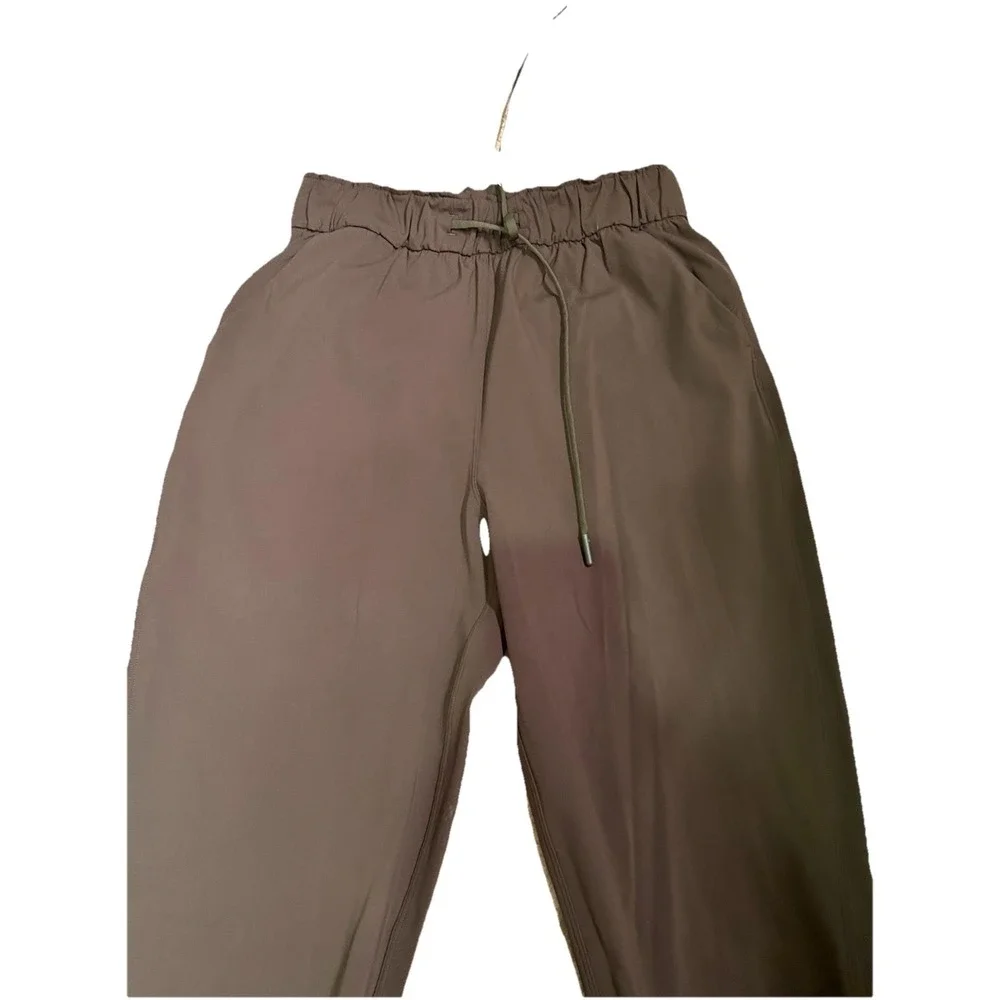Lululemon Keep it Moving Jogger Drawstring‎ Olive Green Casual Pants Size 4